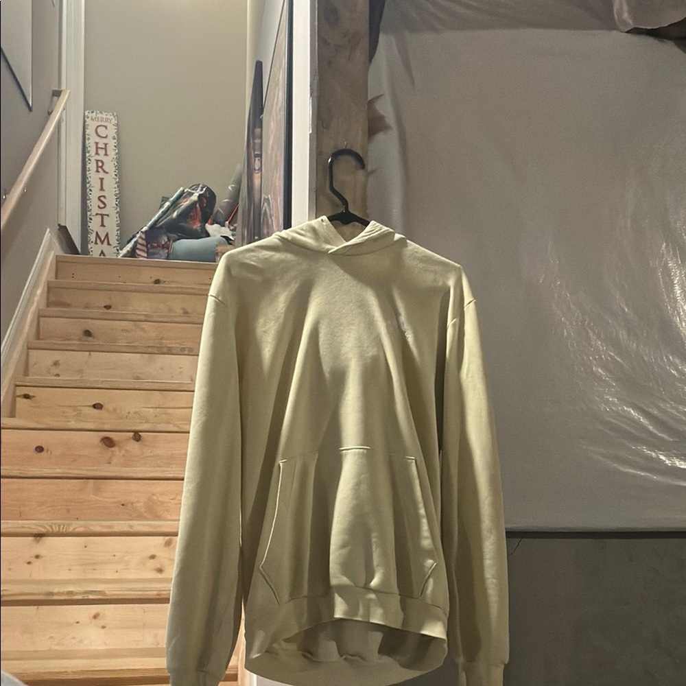 Adidas Men's Cream Hoodie